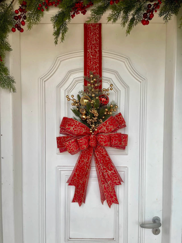 Escapulário Fita De Veludo vermelho/ dourado 2,00x40cm