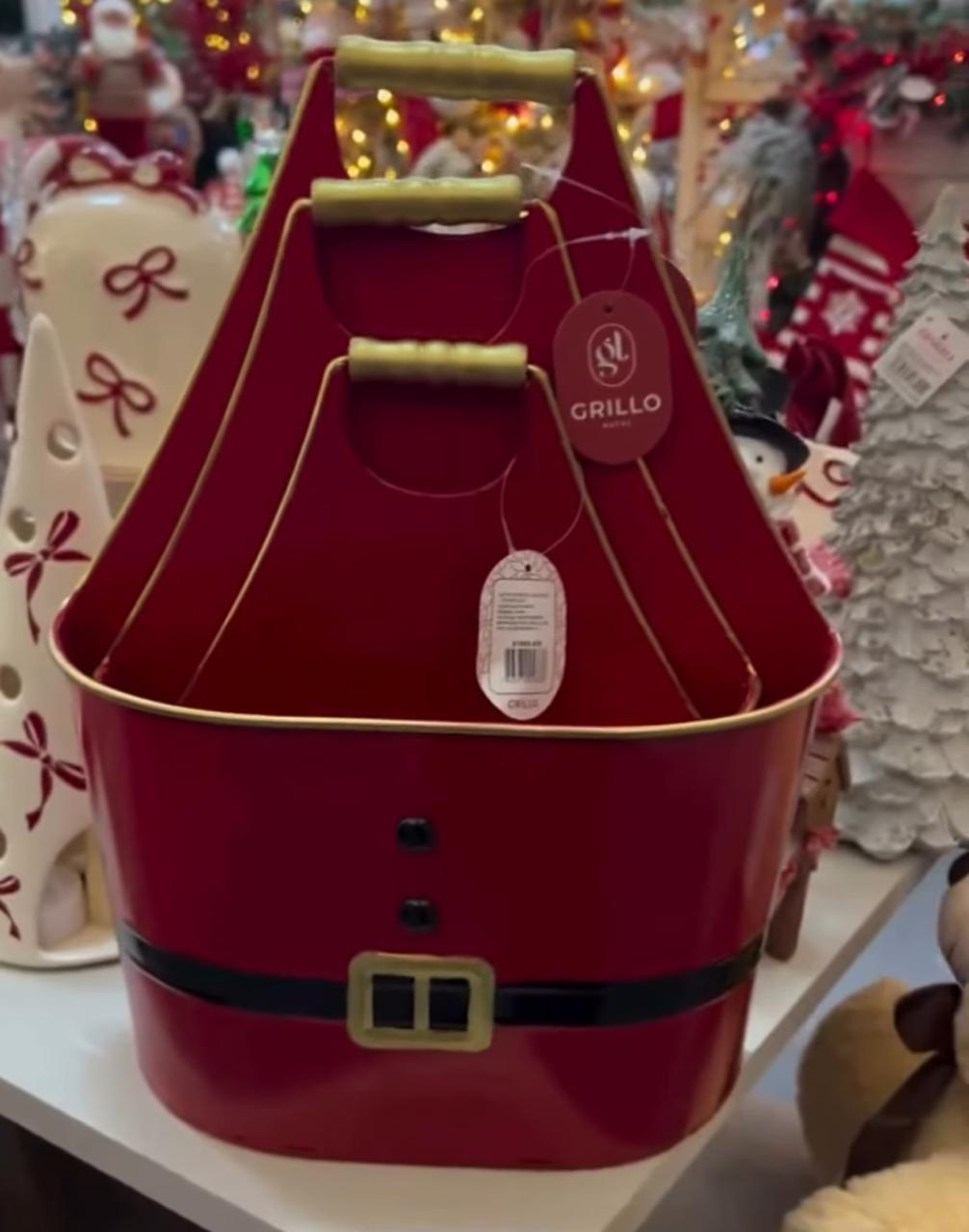 Cestos Natalinos Luxo Noel