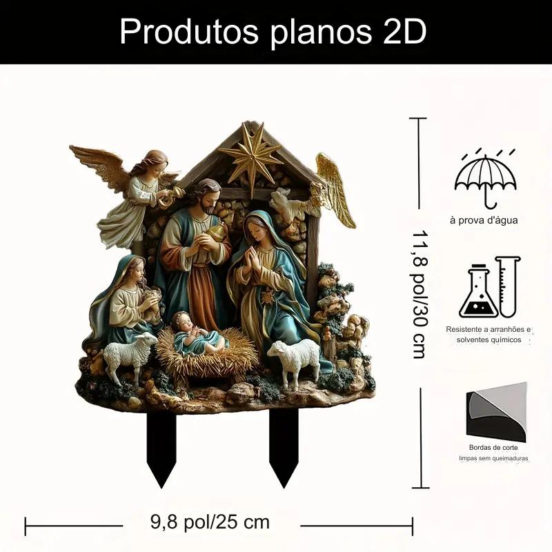 Presépio de Resina Ninho do Salvador