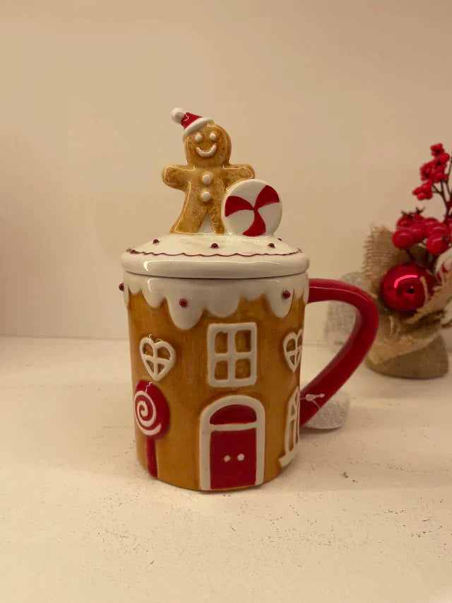 CANECA GINGERBREAD 17CM - Pré Venda